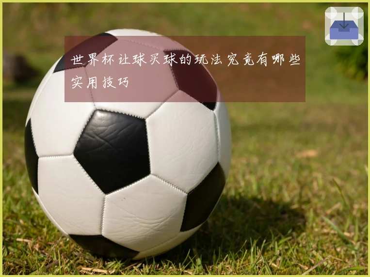 世界杯让球买球的玩法究竟有哪些实用技巧